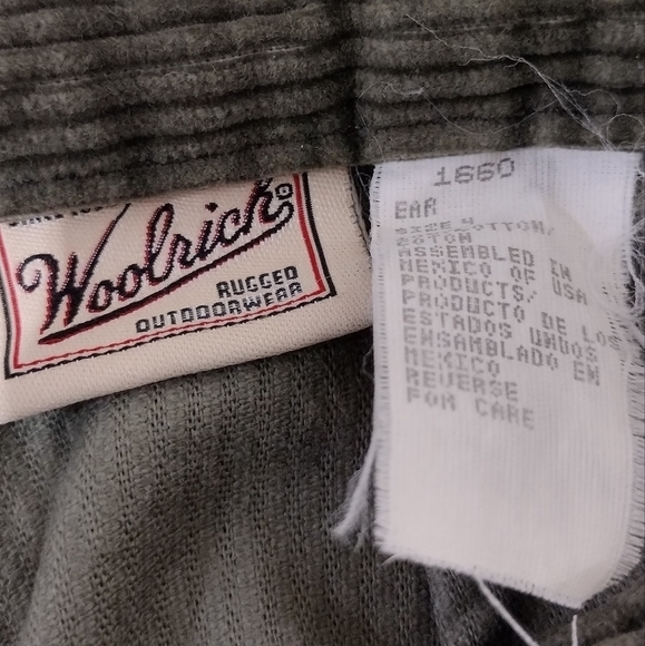 Vintage Boyfriend High Waisted Corduroy Shorts Women's 4 Green Boho Retro 90s - Picture 7 of 7